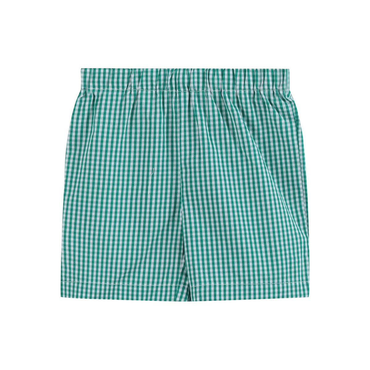 Toddler Pickleball T-Shirt and Green Gingham Shorts Set