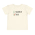 Naughty or Nice List Natural Toddler Shirt, Cute Santa&