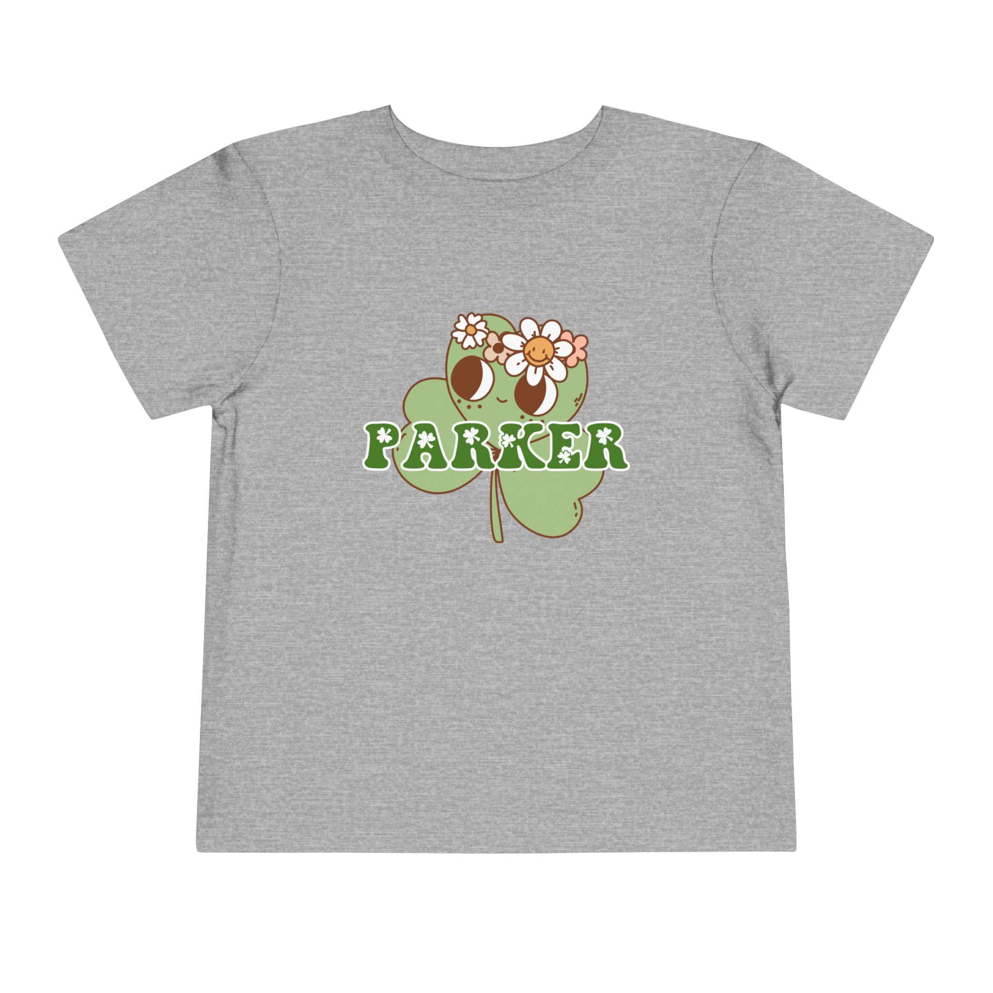 Girls Shamrock Name Shirt - Gathering Littles