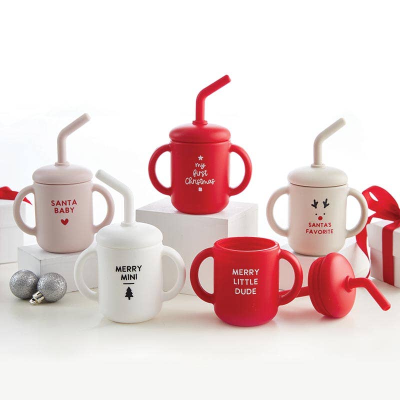 Silicone Sippy Cup - Merry Little Dude - Gathering Littles
