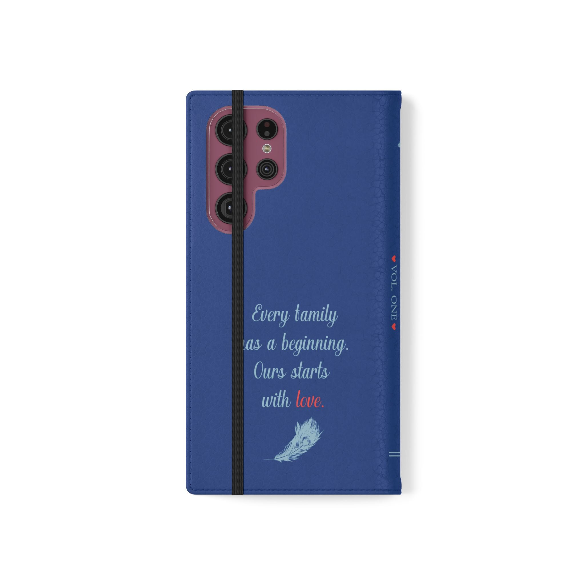 Custom "Our Family Story" Book Phone Case