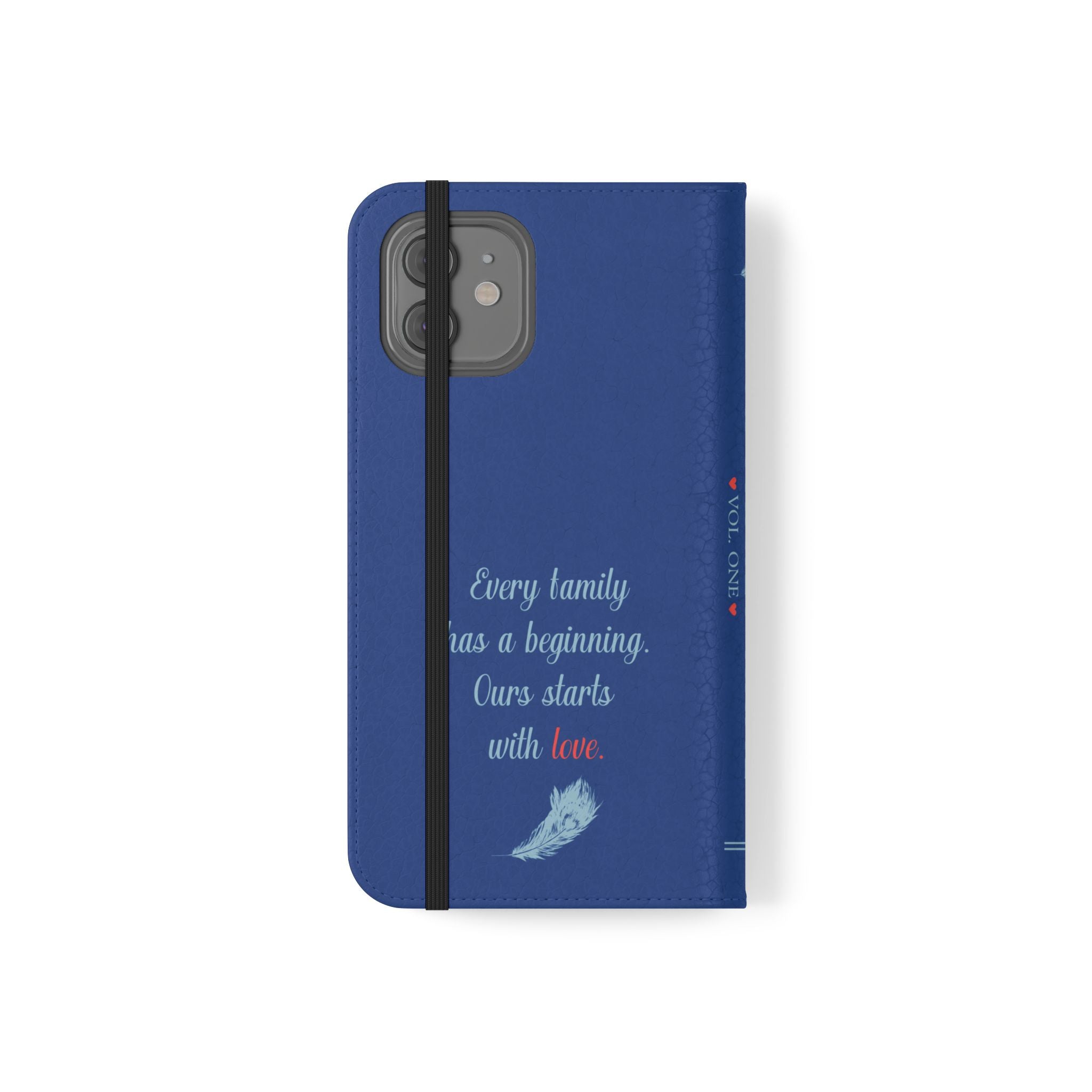Custom "Our Family Story" Book Phone Case