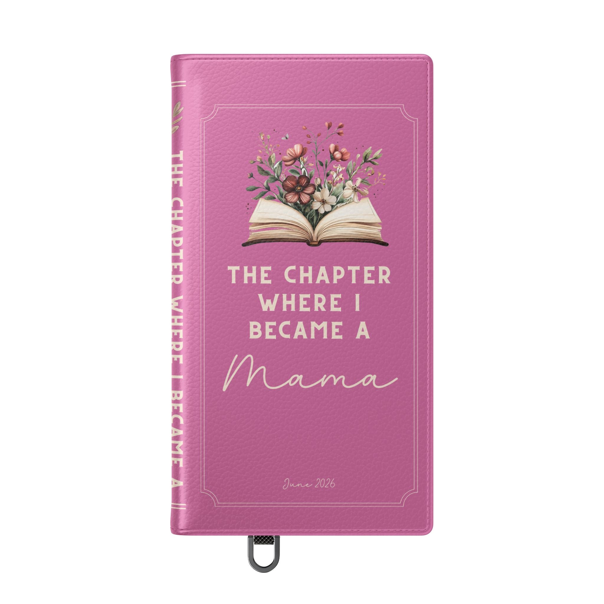 Custom "First Chapter" Book Phone Case for New Moms