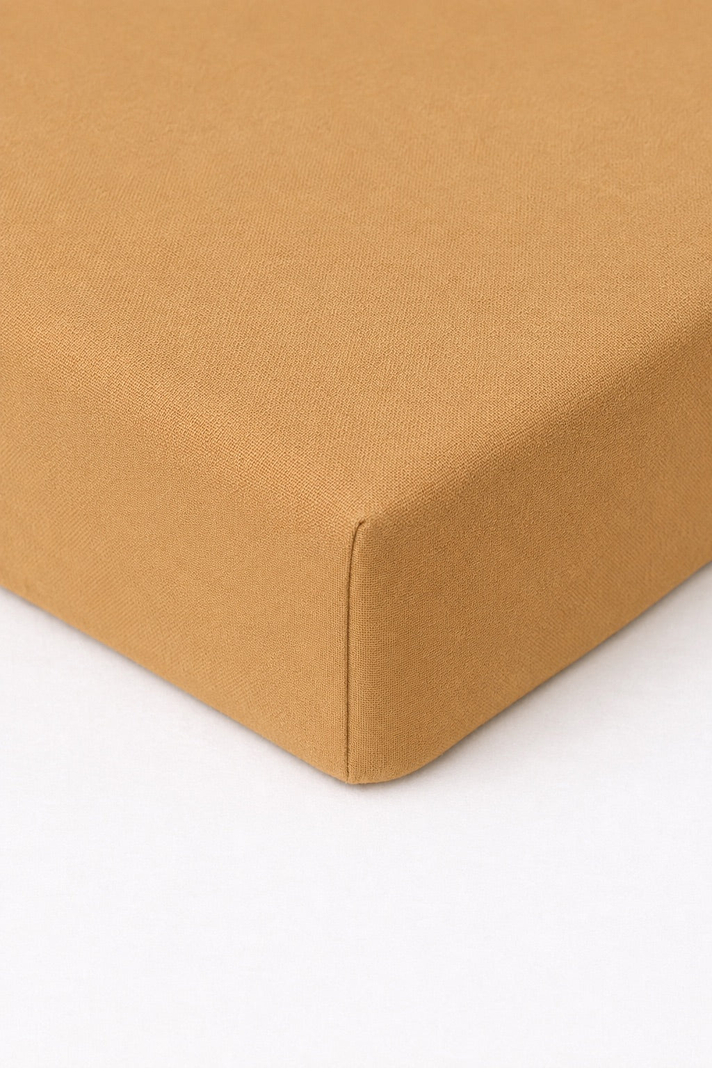 Brown Solid Crib Sheet