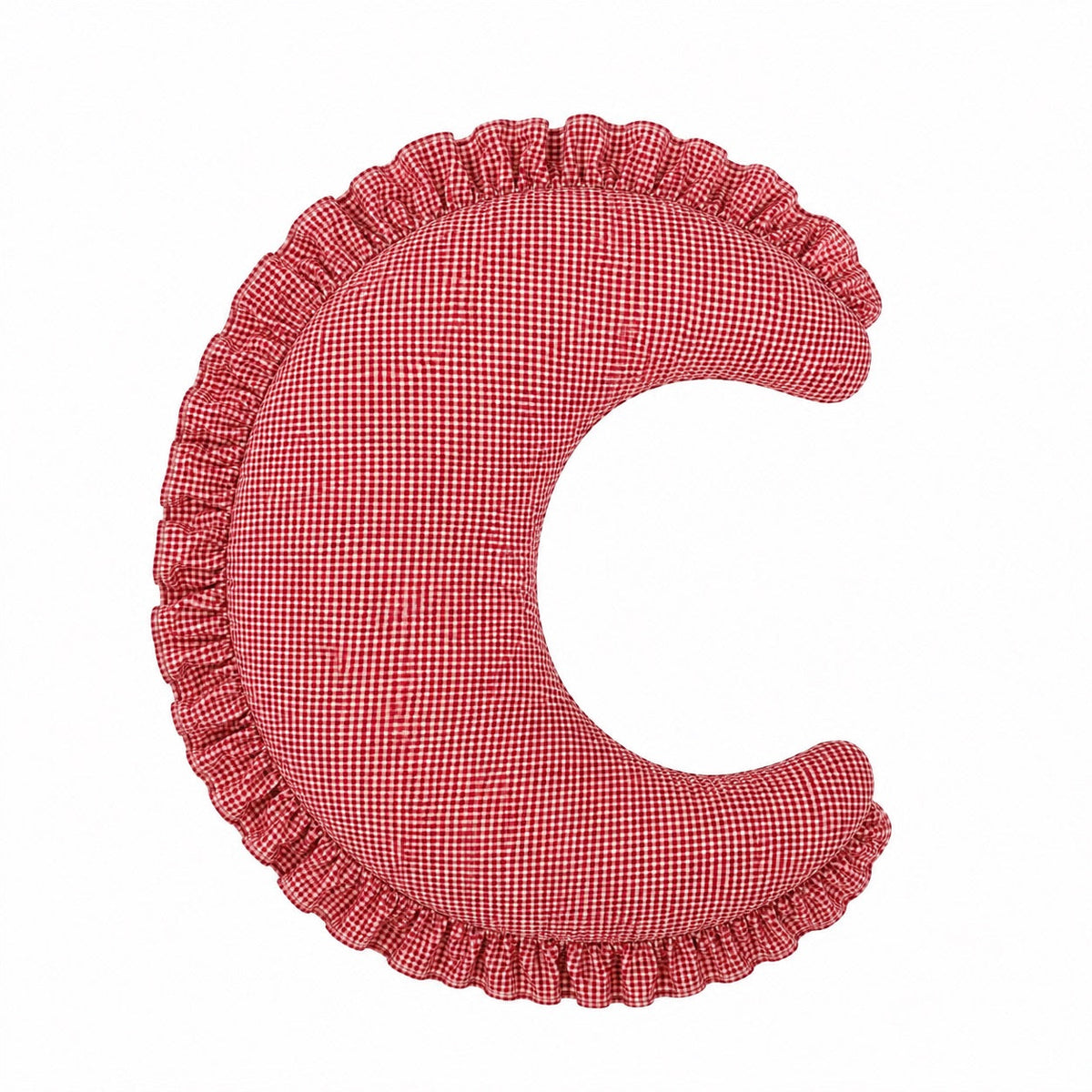Gingham Feeding Support Ruffle Nursing Pillow Cover