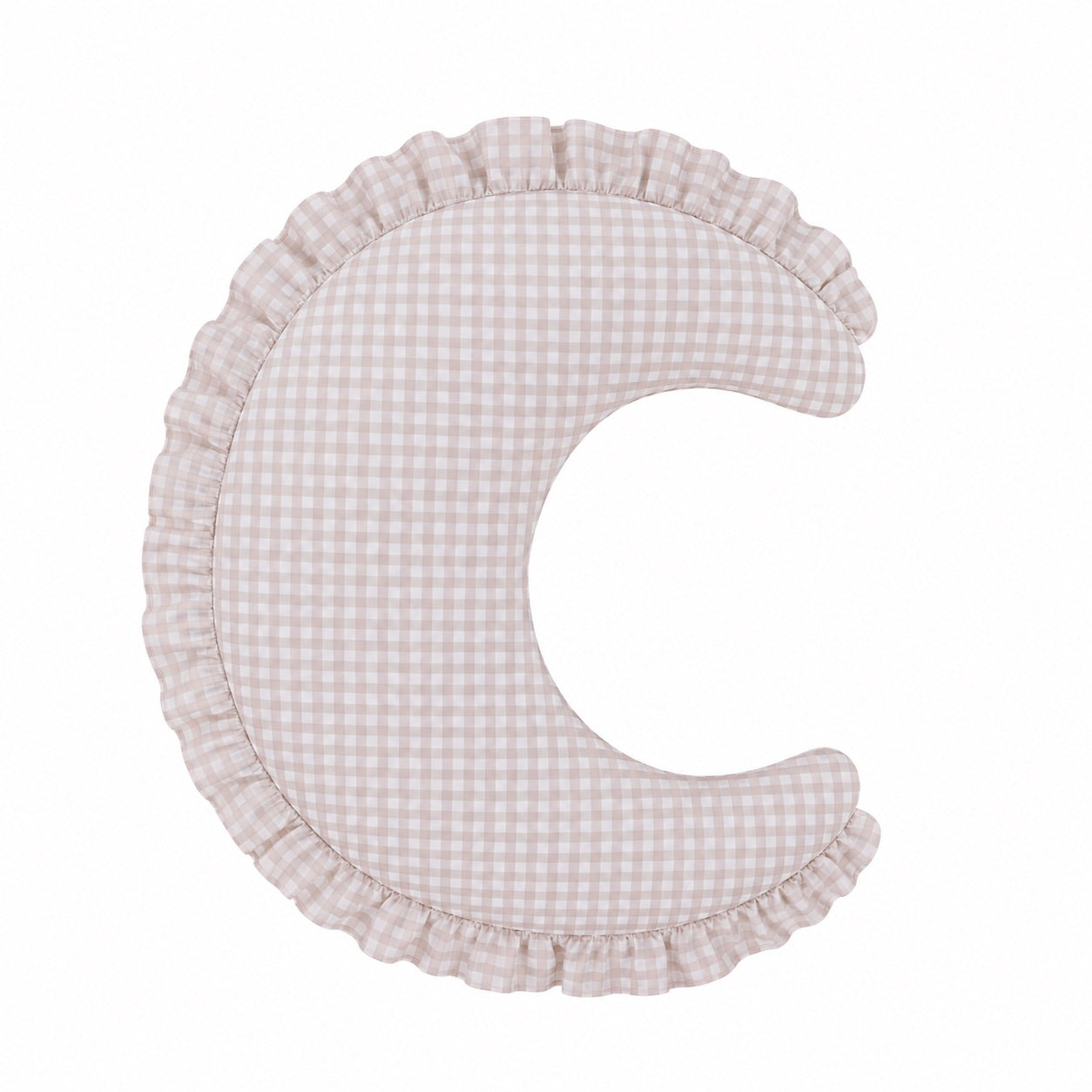 Gingham Feeding Support Ruffle Nursing Pillow Cover