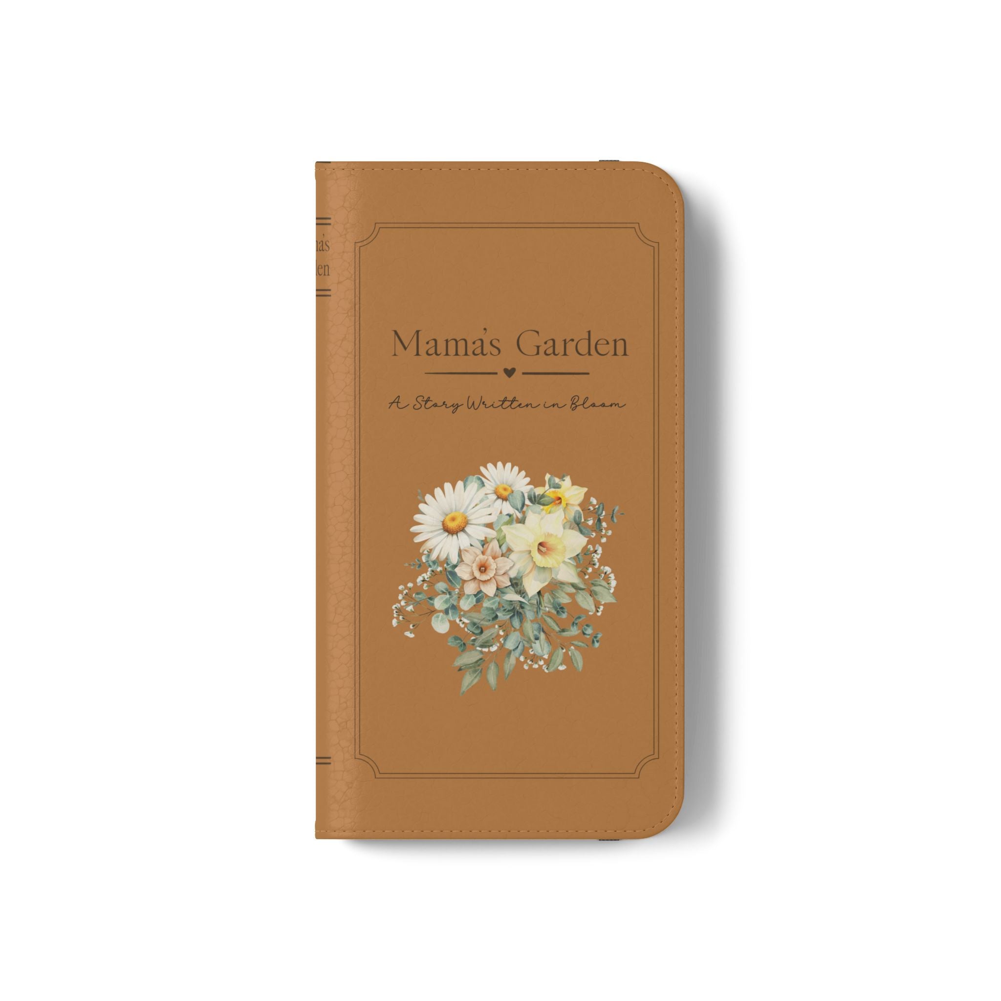 Custom "Mamas Garden" Birth Flower Book Phone Case