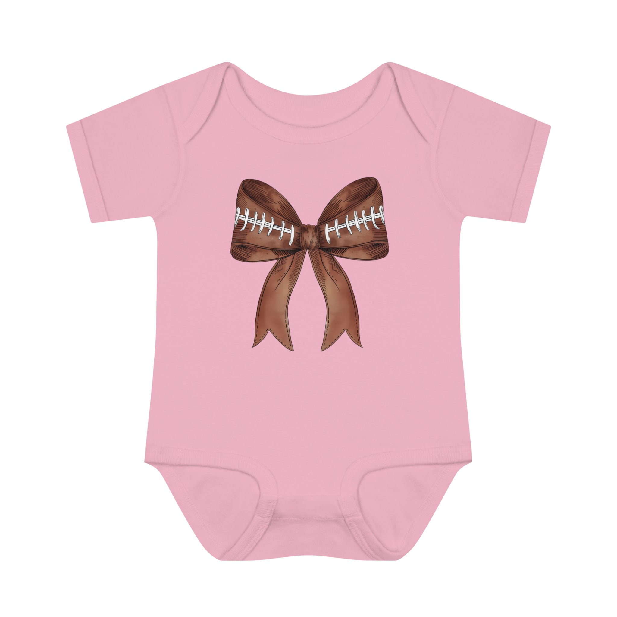 Baby Football Bow Bodsuit