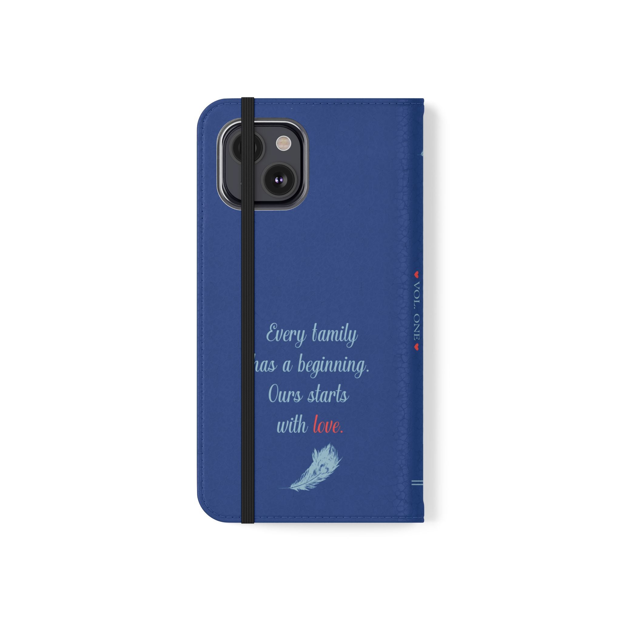 Custom "Our Family Story" Book Phone Case
