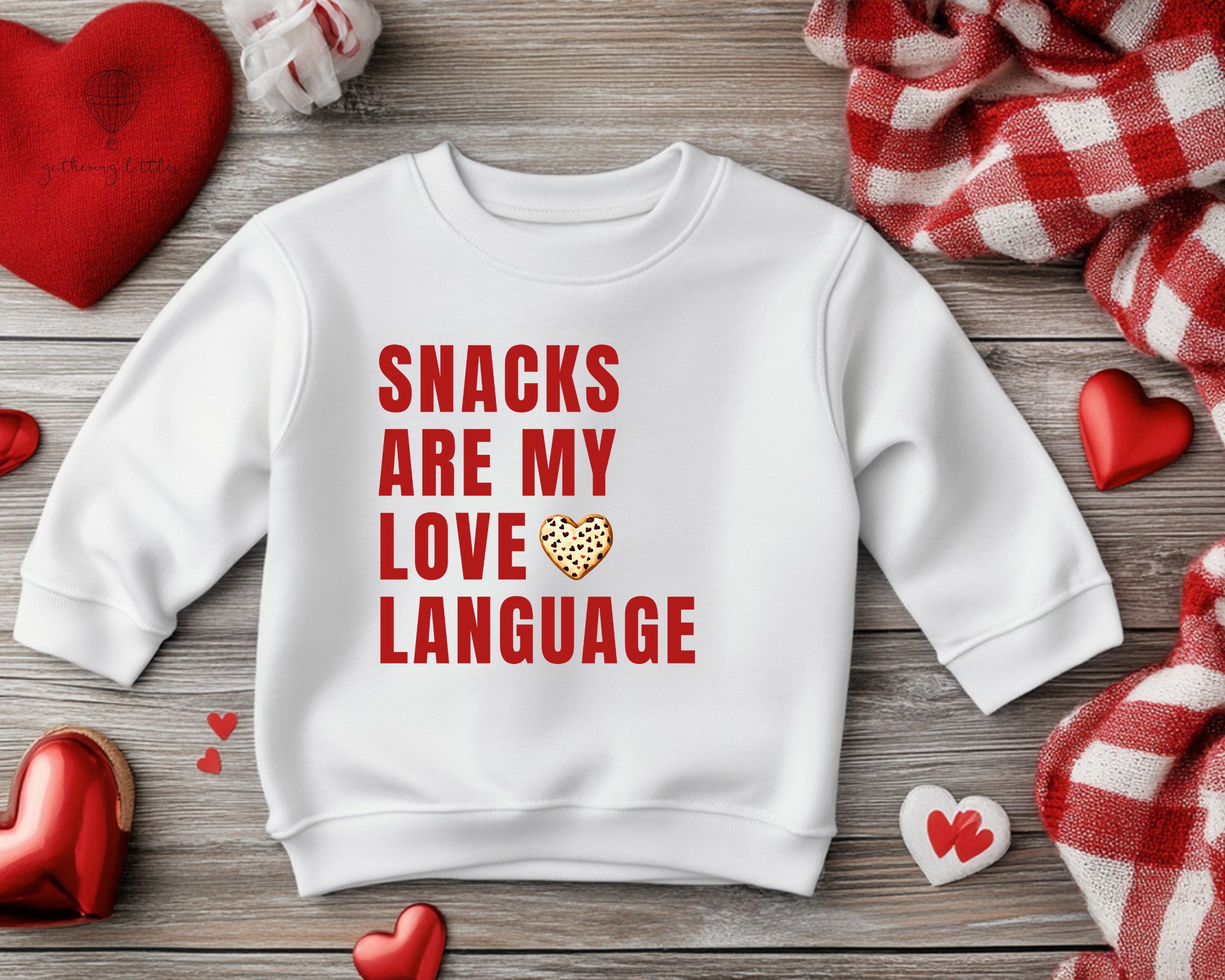 Snacks are my Love Language Sweatshirt