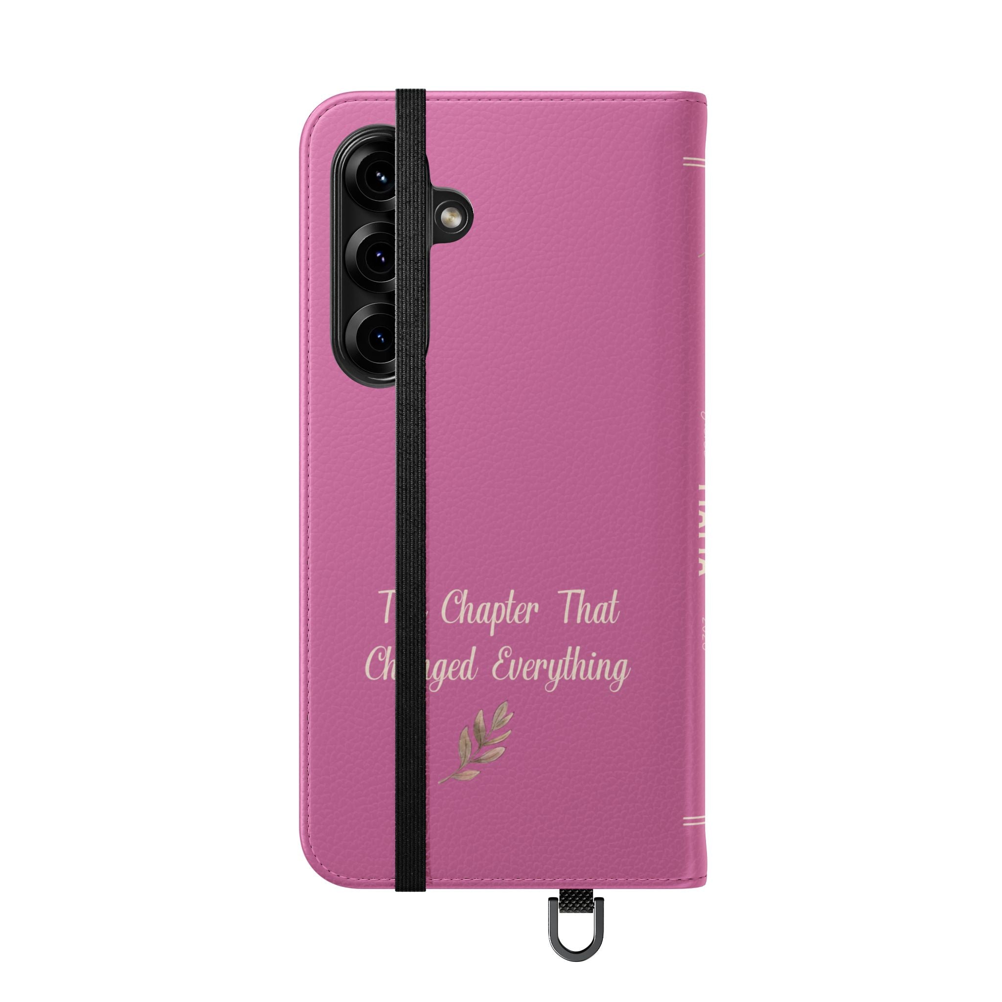 Custom "First Chapter" Book Phone Case for New Moms