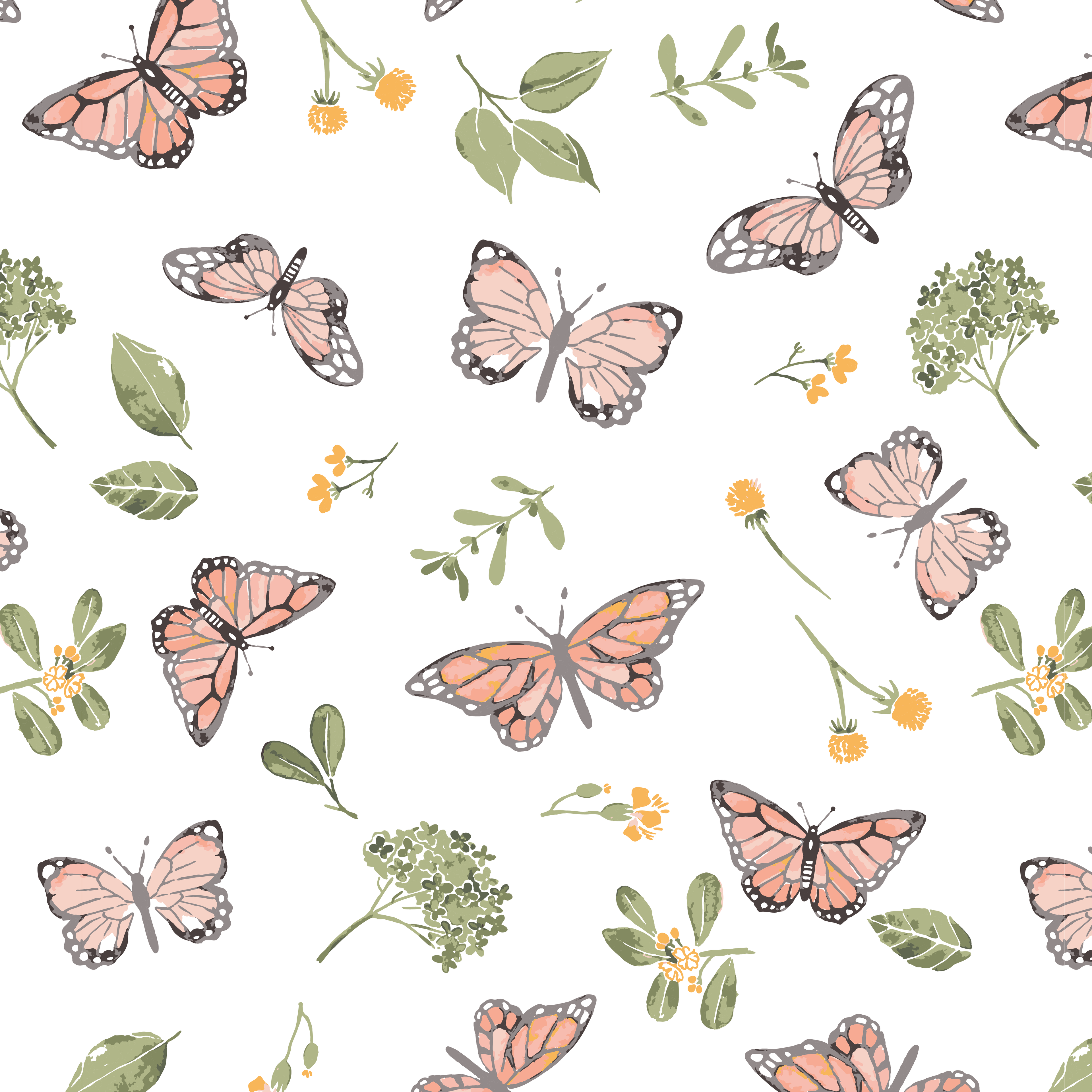 Butterfly Oh-So-Soft Muslin Crib Sheet