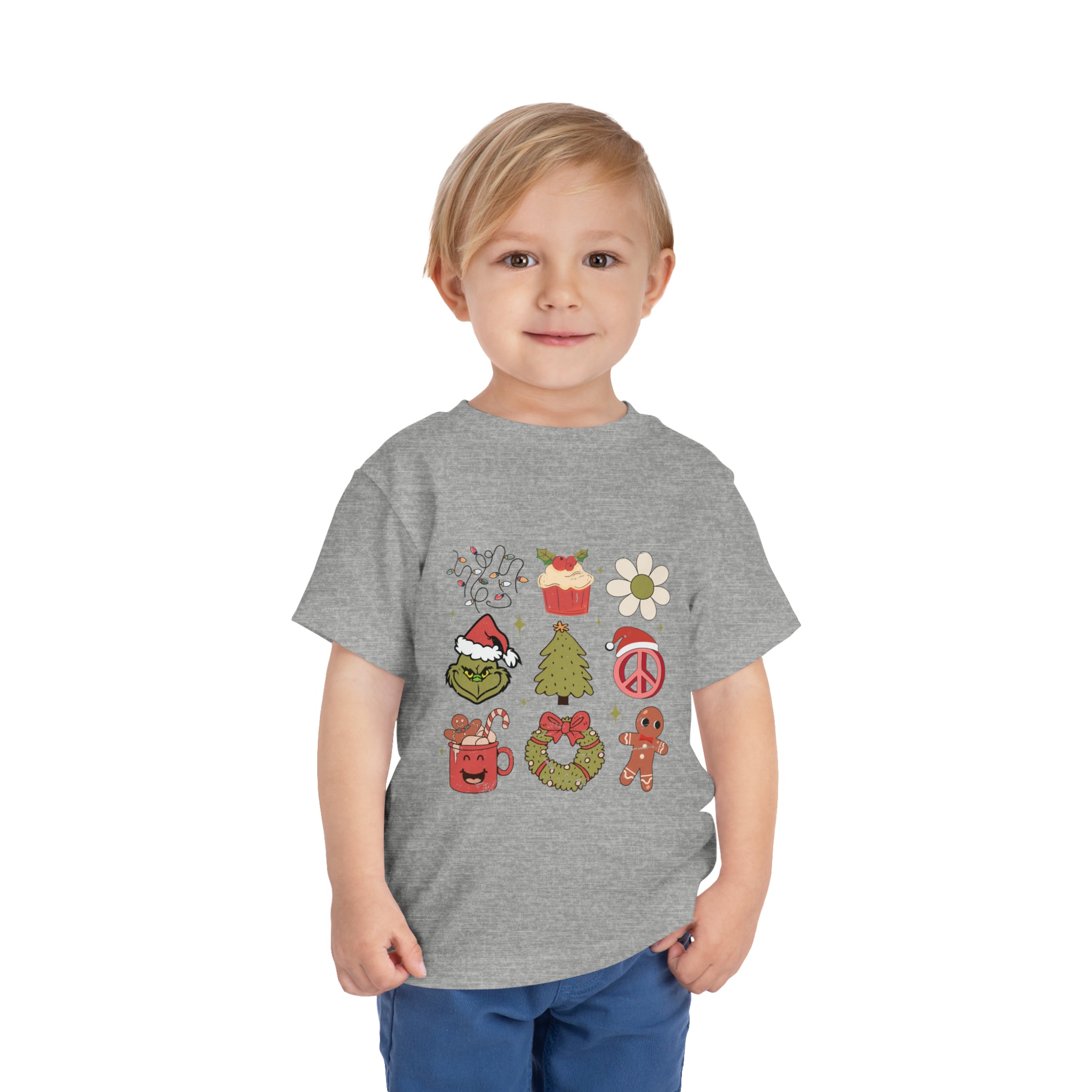 Toddler Christmas Shirt - Christmas Tree Kids Christmas Shirt - Holiday Natural Infant, Toddler & Youth Tee - Gathering Littles