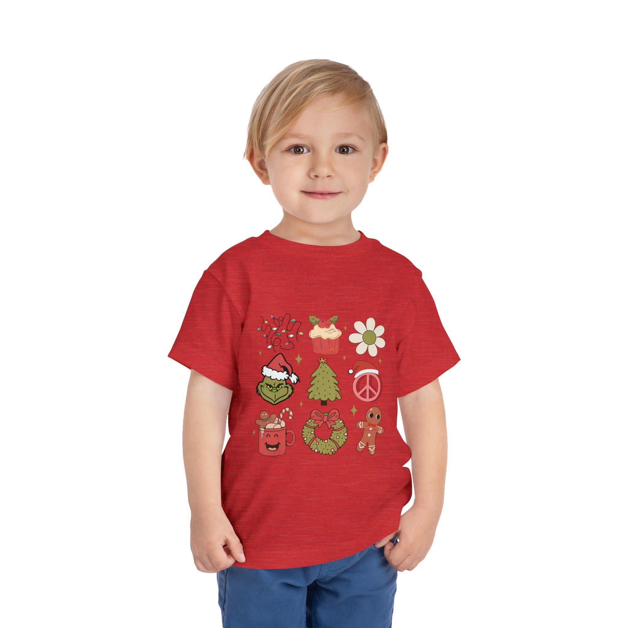 Toddler Christmas Shirt - Christmas Tree Kids Christmas Shirt - Holiday Natural Infant, Toddler & Youth Tee - Gathering Littles