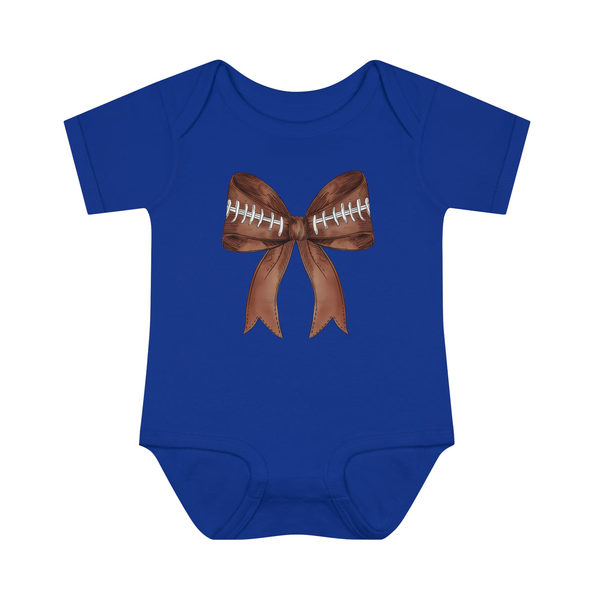 Baby Football Bow Bodsuit