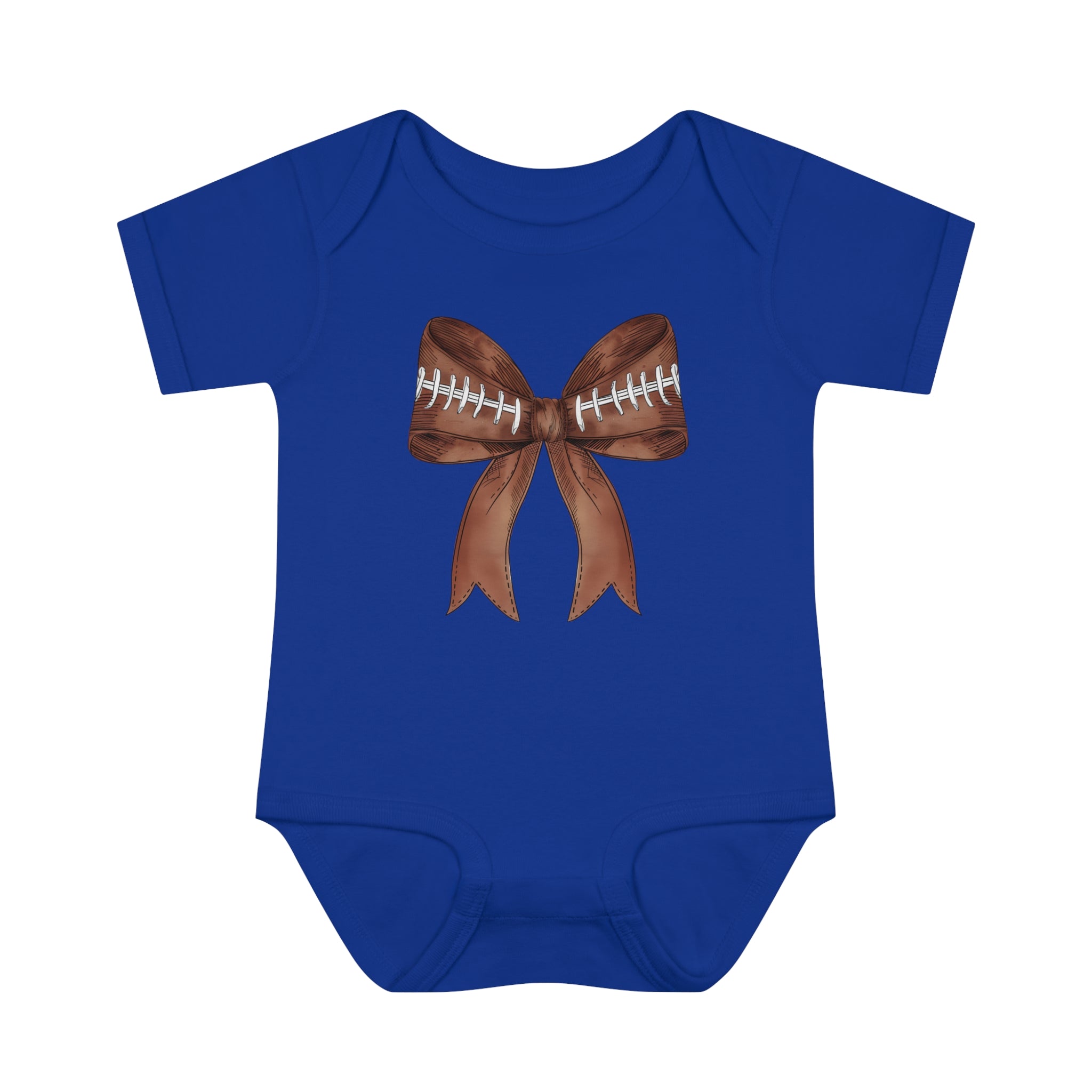 Baby Football Bow Bodsuit