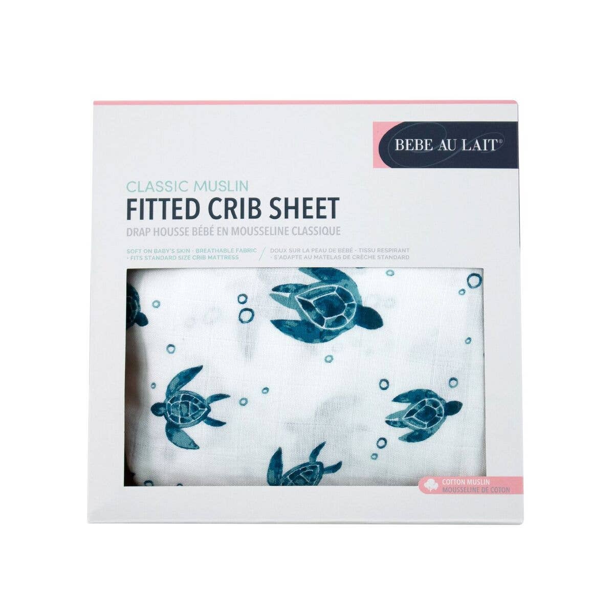 Sea Turtles Oh-So-Soft Muslin Crib Sheet