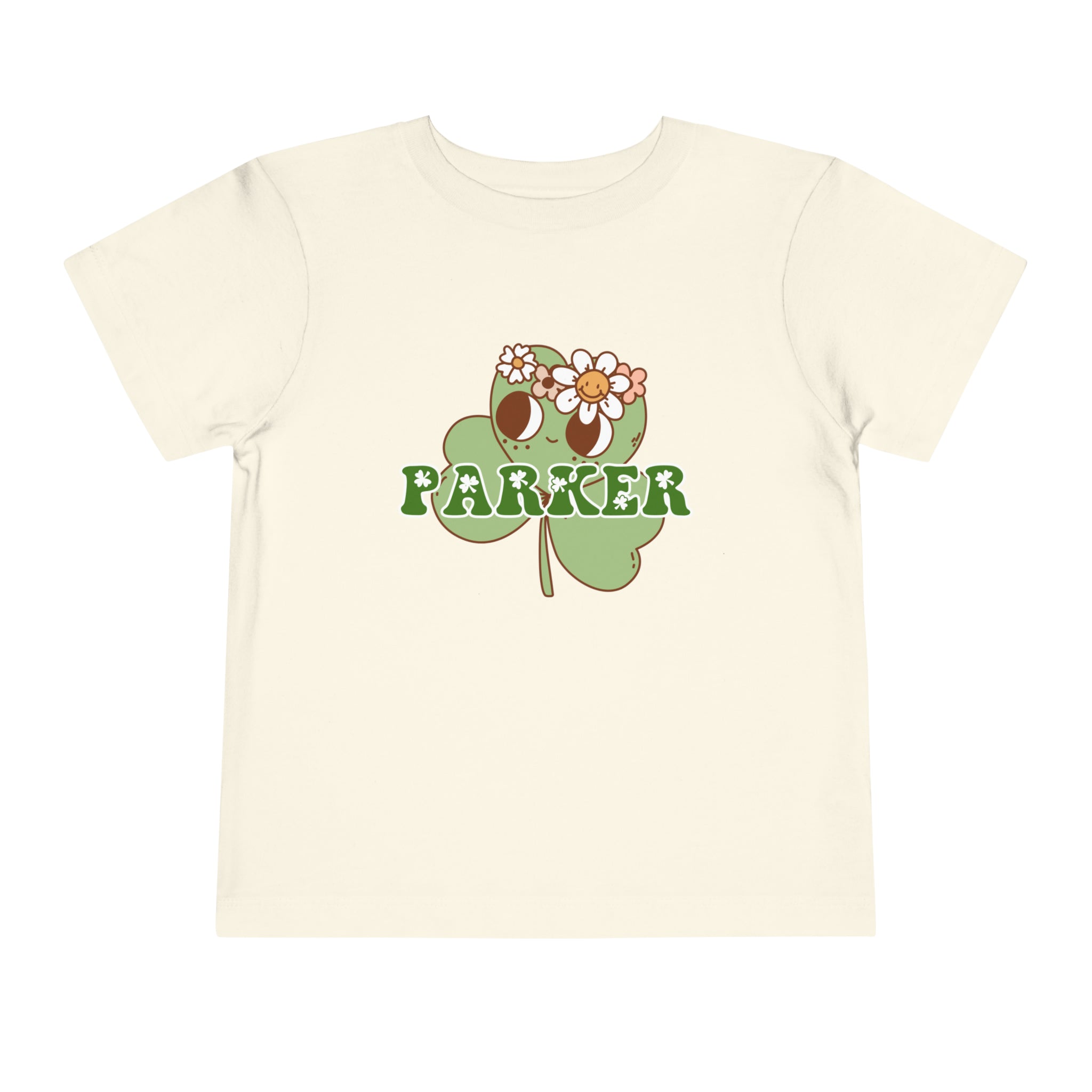 Girls Shamrock Name Shirt - Gathering Littles