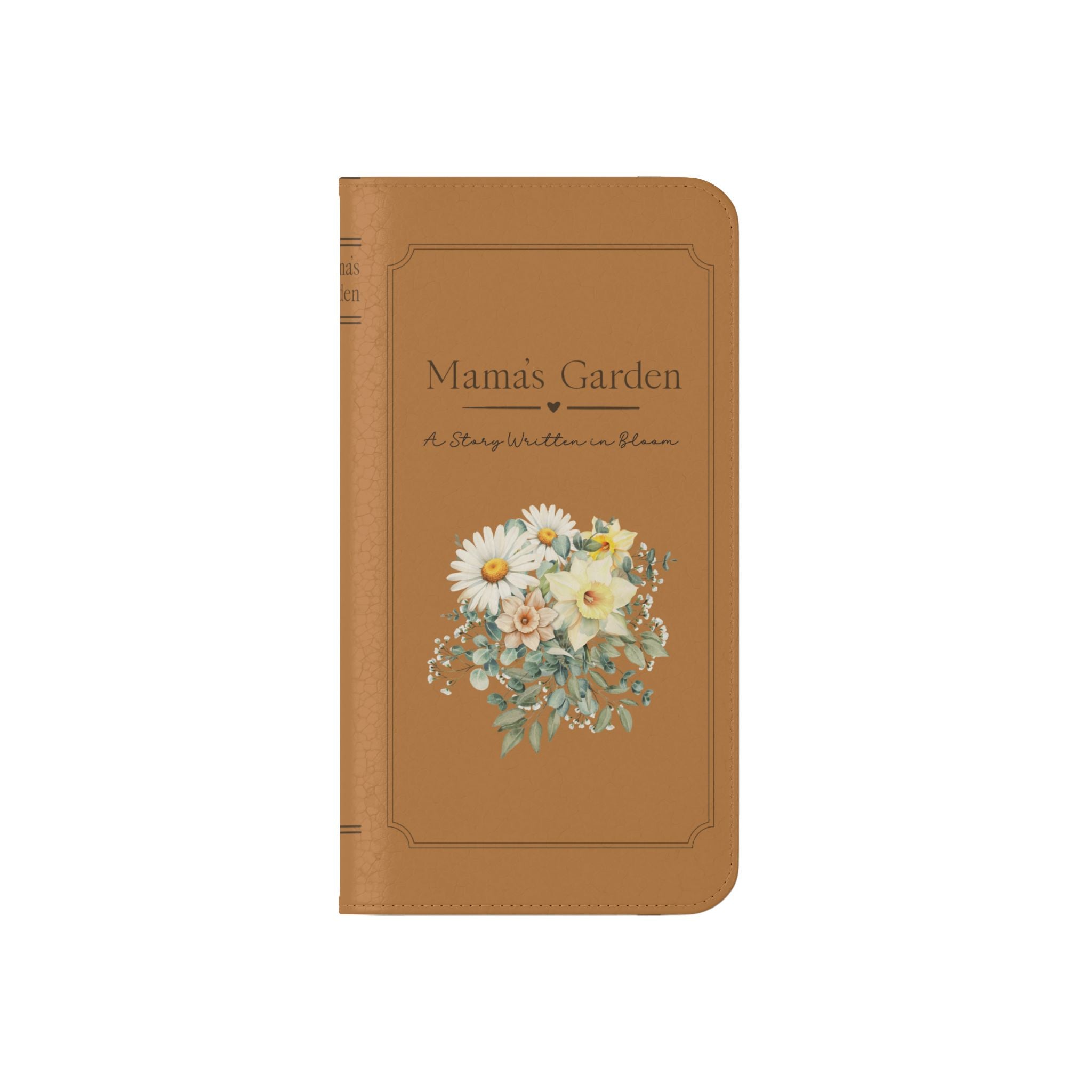 Custom "Mamas Garden" Birth Flower Book Phone Case
