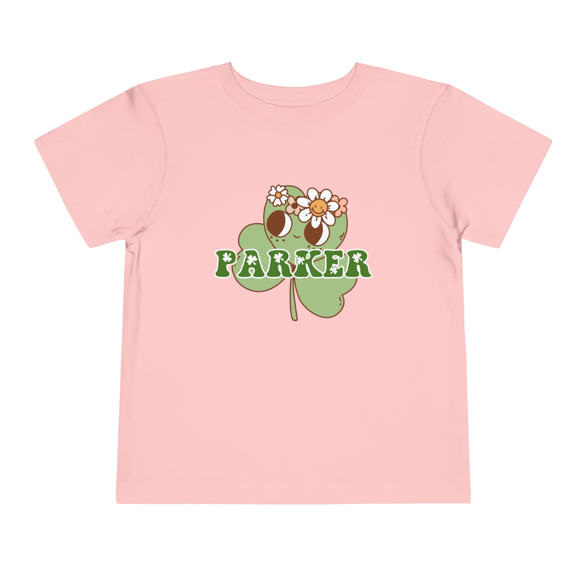 Girls Shamrock Name Shirt - Gathering Littles