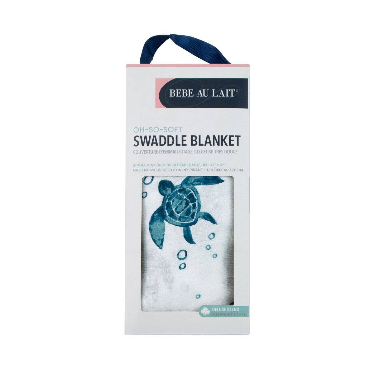 Sea Turtles Oh-So-Soft Muslin Single Swaddle Blanket