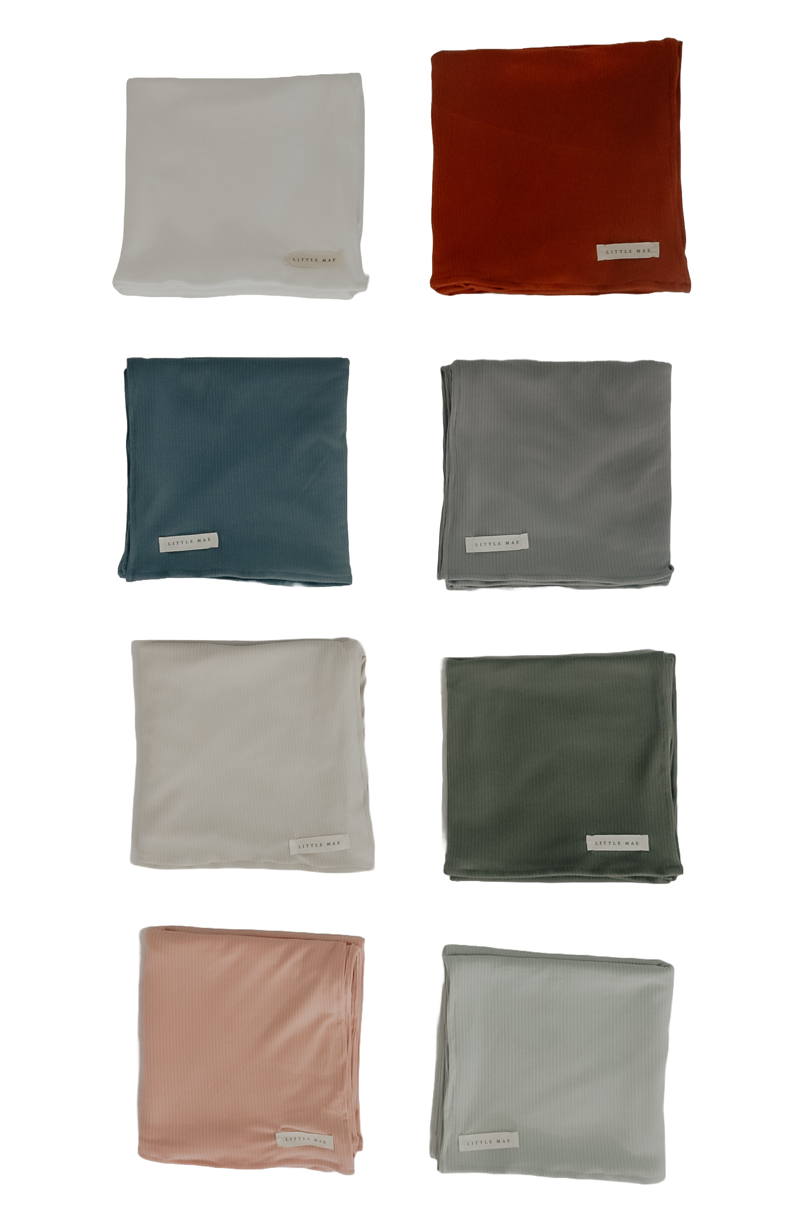 Seafoam Ribbed Stretch Swaddle