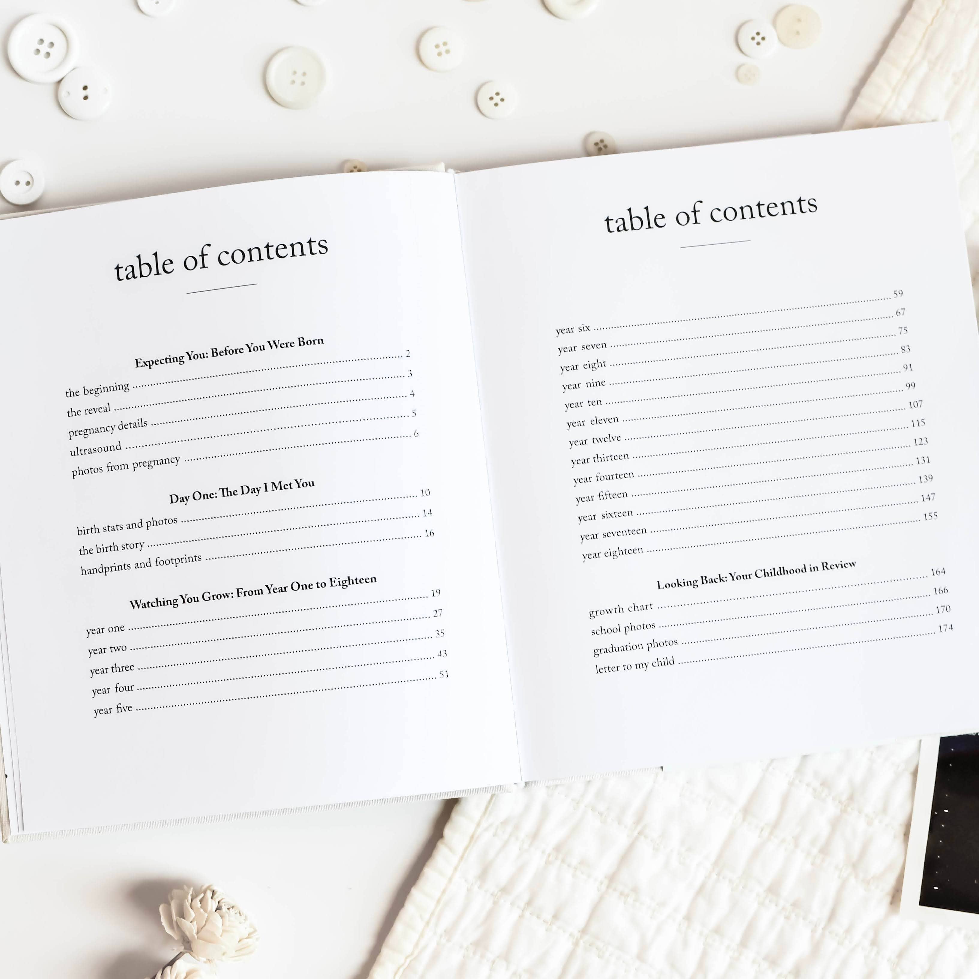 Baby Memory Book for New Mom Gift | Baby Photo Album