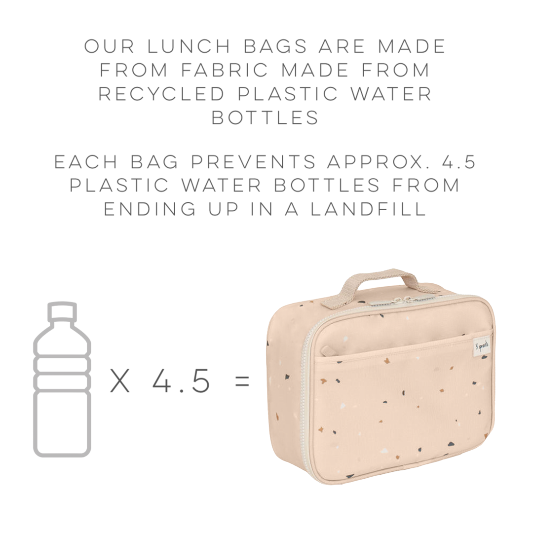 Recycled Fabric Lunch Bag - Terrazzo