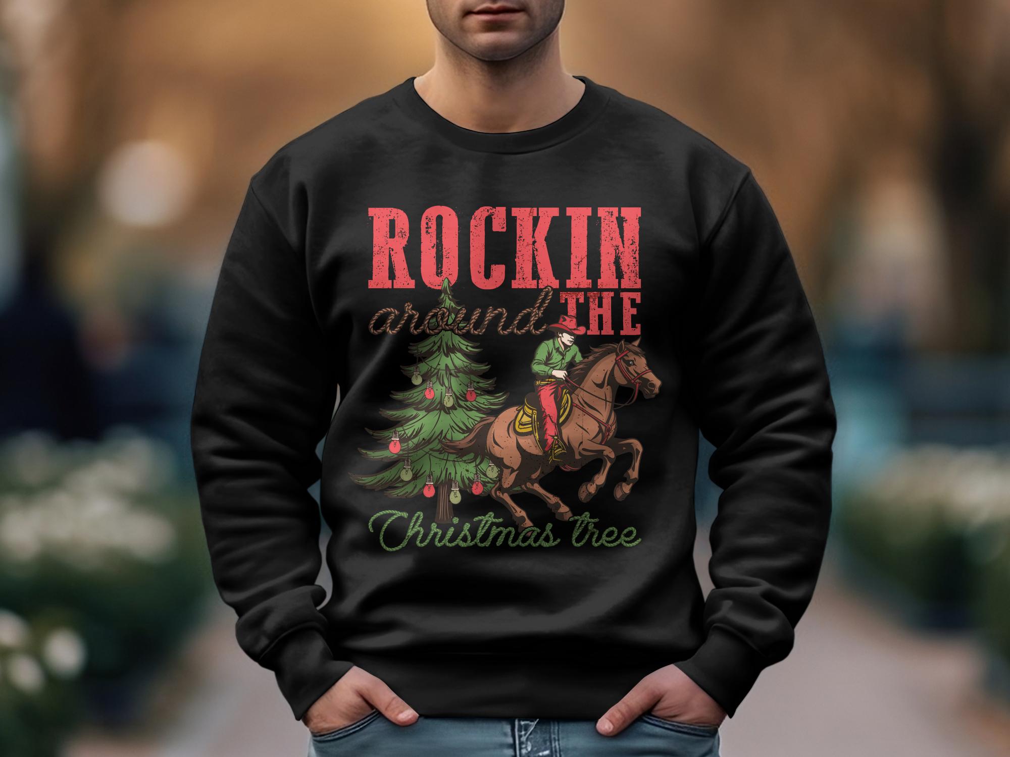 Vintage Christmas Western Shirt, Cowboy Christmas Shirt, Men&