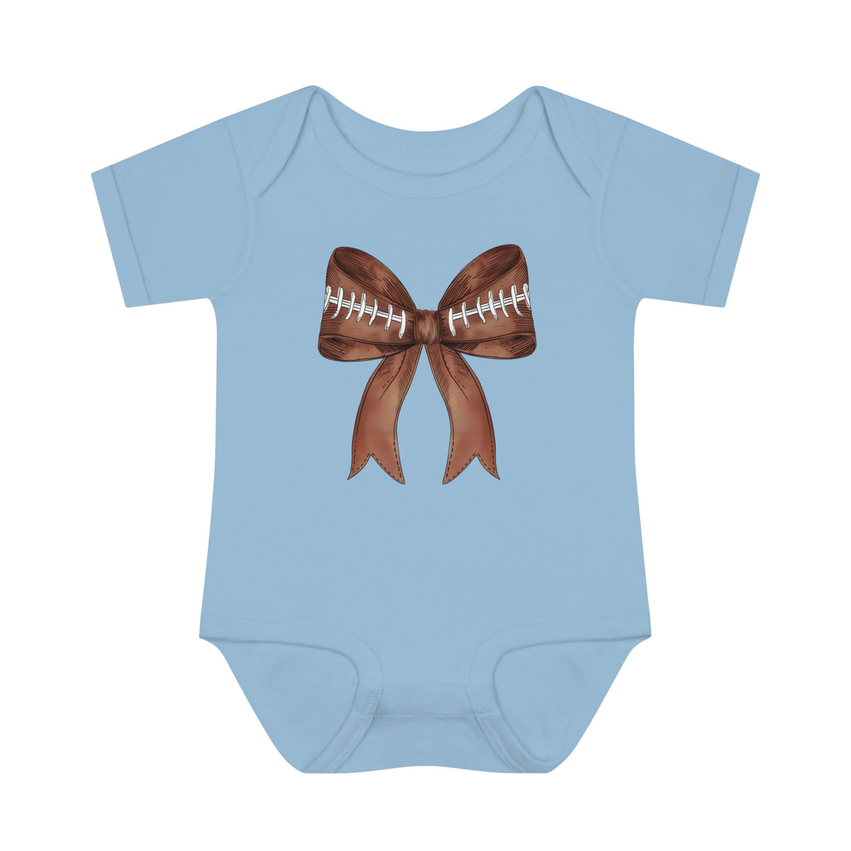 Baby Football Bow Bodsuit