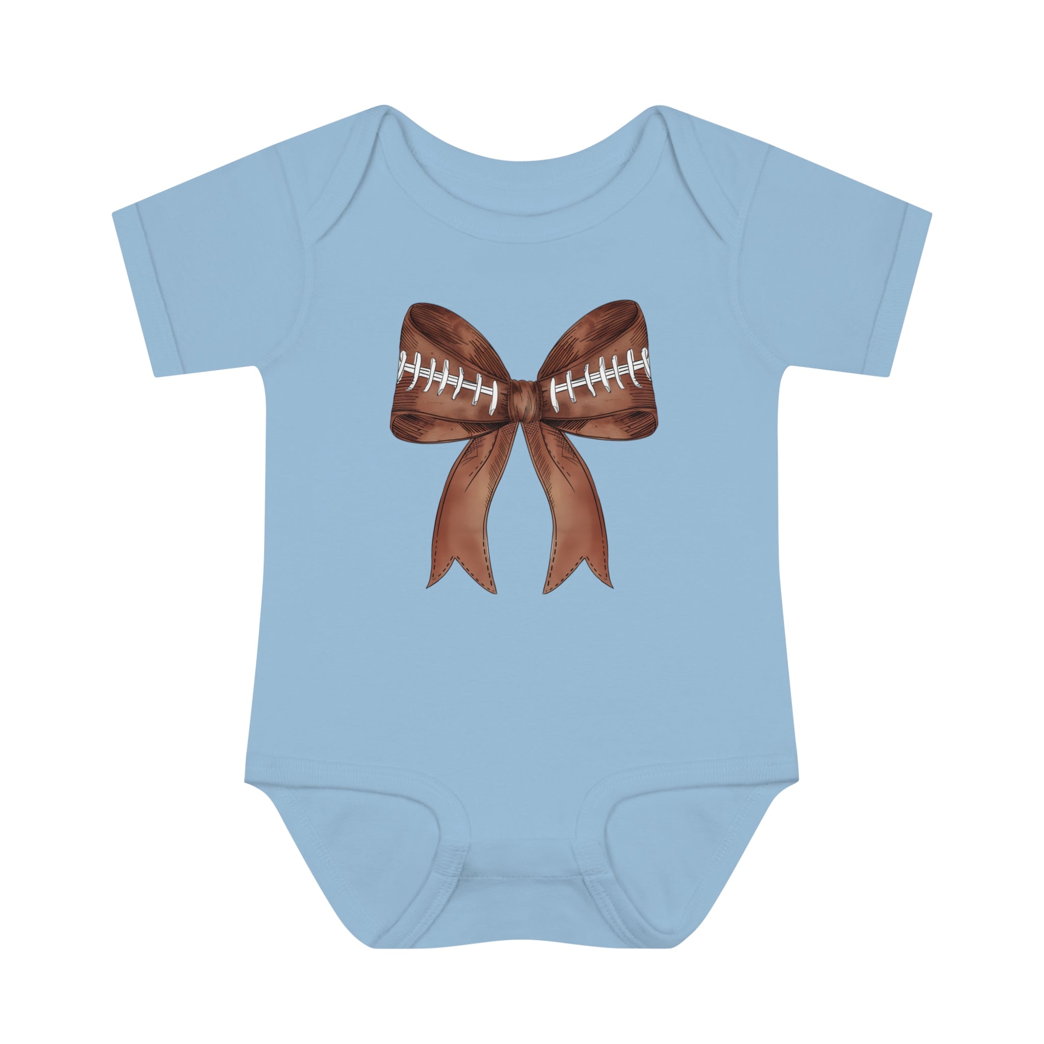 Baby Football Bow Bodsuit