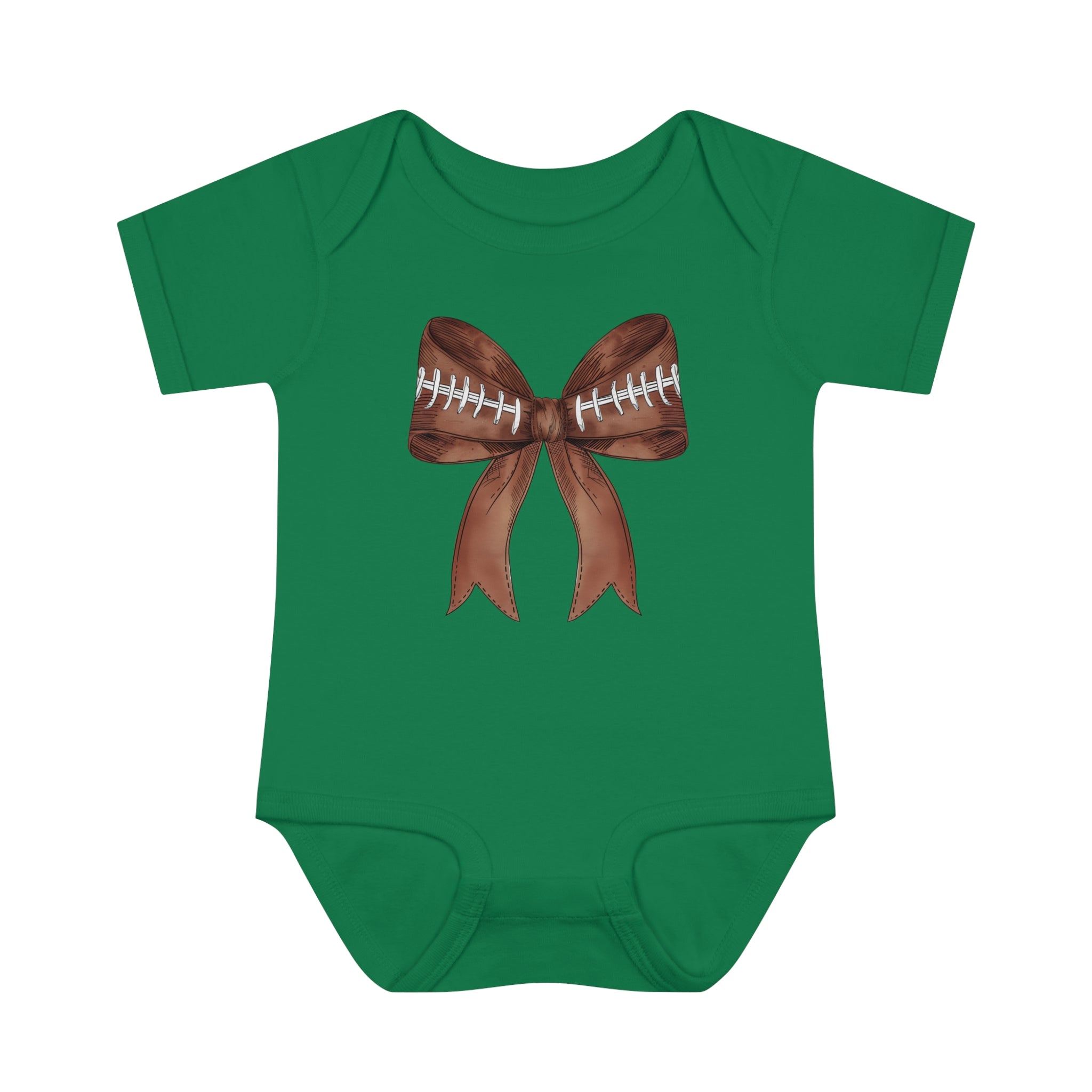 Baby Football Bow Bodsuit