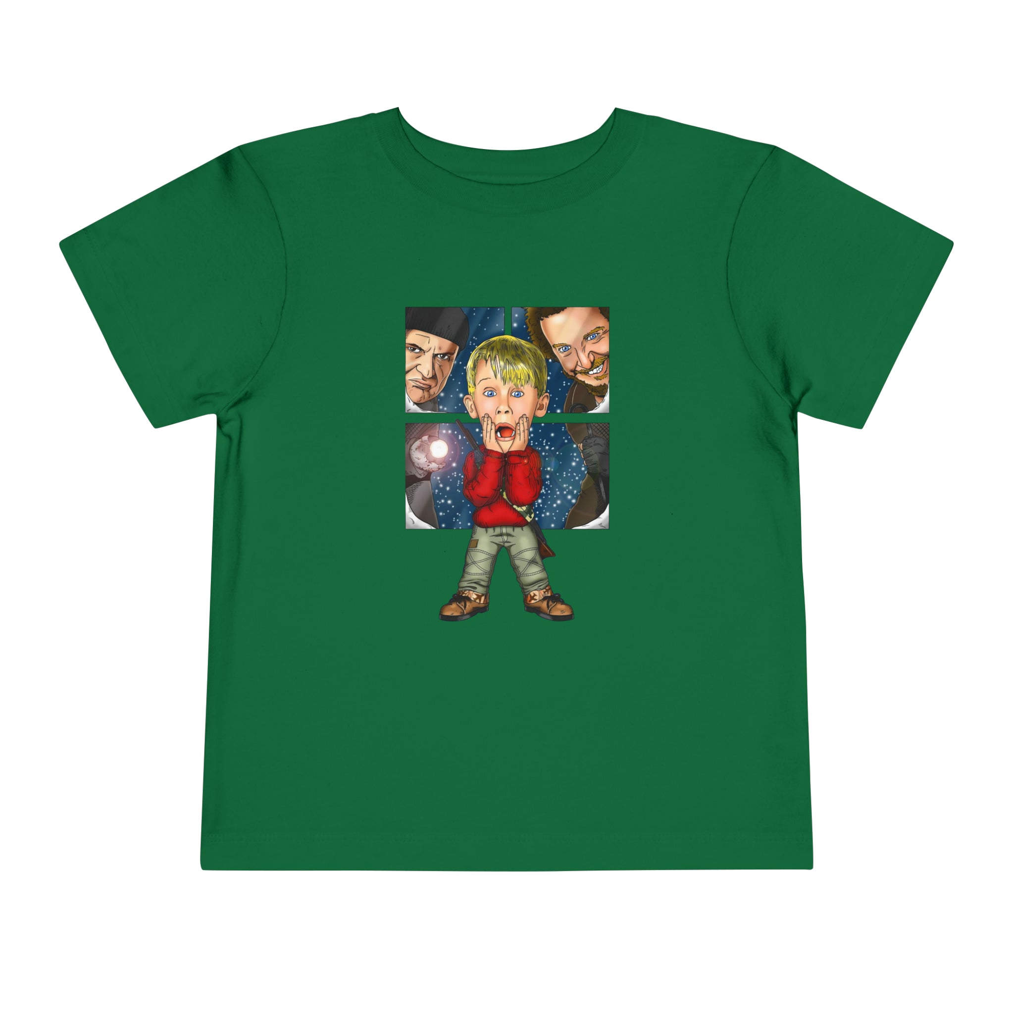 Home Alone Shirt, Funny Christmas Movie Tshirt, Retro Festive Christmas Toddler Tee, Kids Baby Christmas Shirts, Kids Christmas Shirt - Gathering Littles