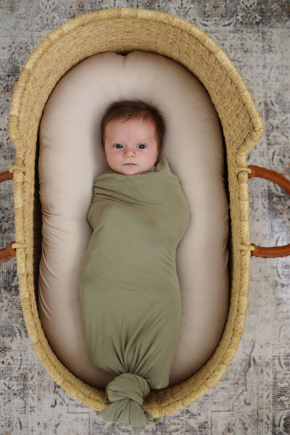Dried Thyme Bamboo Swaddle Blanket - Gathering Littles