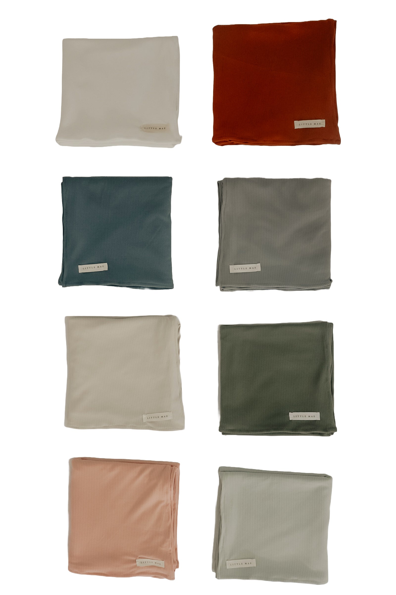 Peony Ribbed Stretch Swaddle