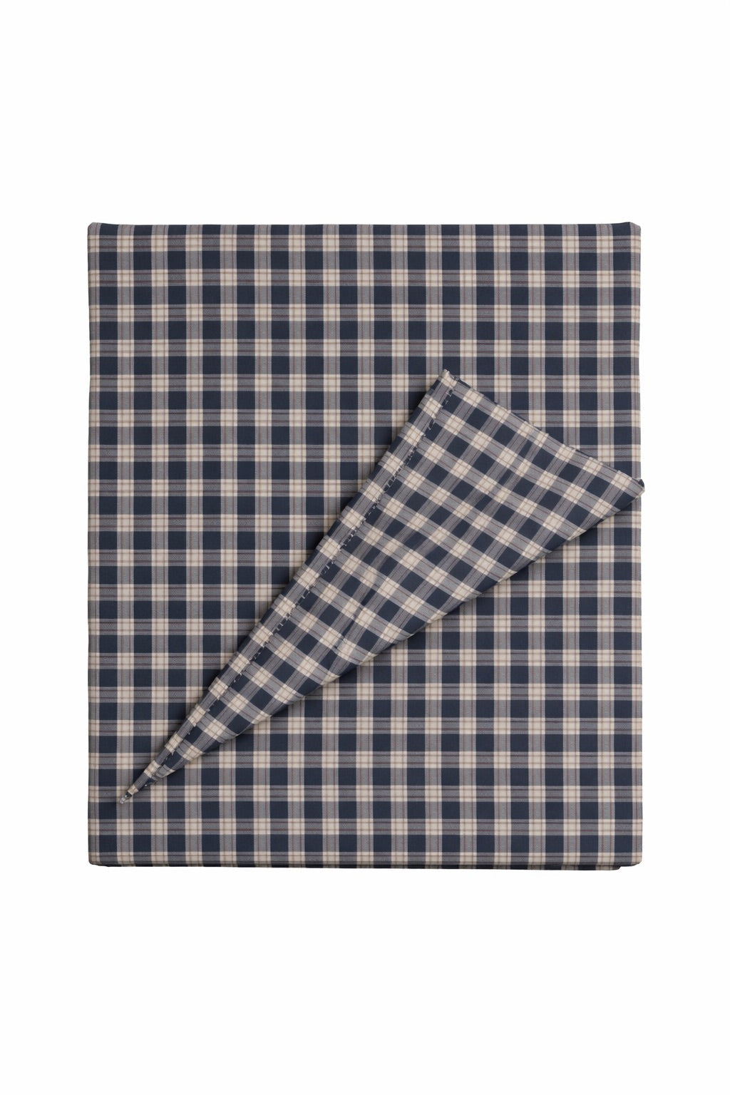Blue Plaid Crib Quilted Blanket