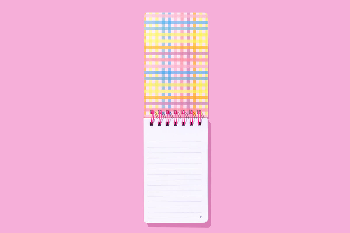 Colorful Bows Spiral Top Notebook