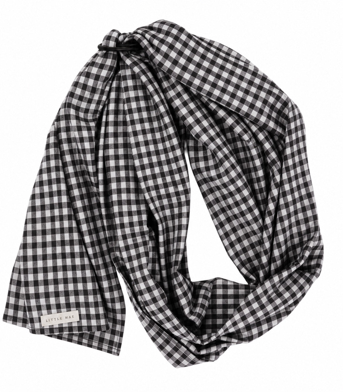 Black Gingham Ring Sling Carrier