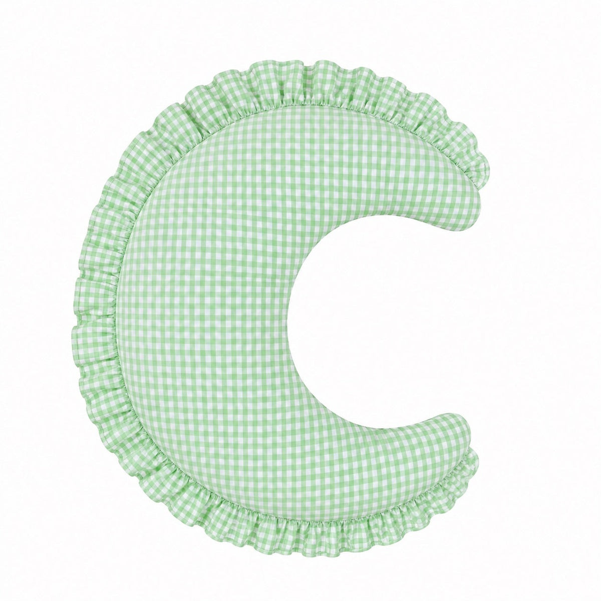 Gingham Feeding Support Ruffle Nursing Pillow Cover