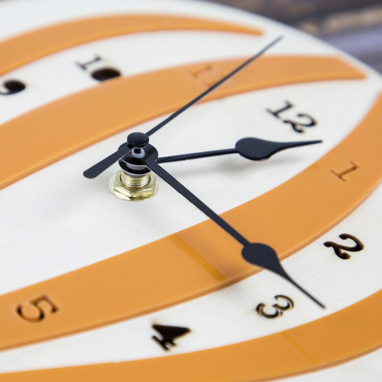 Hot Air Balloon Wooden Wall Clock for Baby Nursery - Gathering Littles