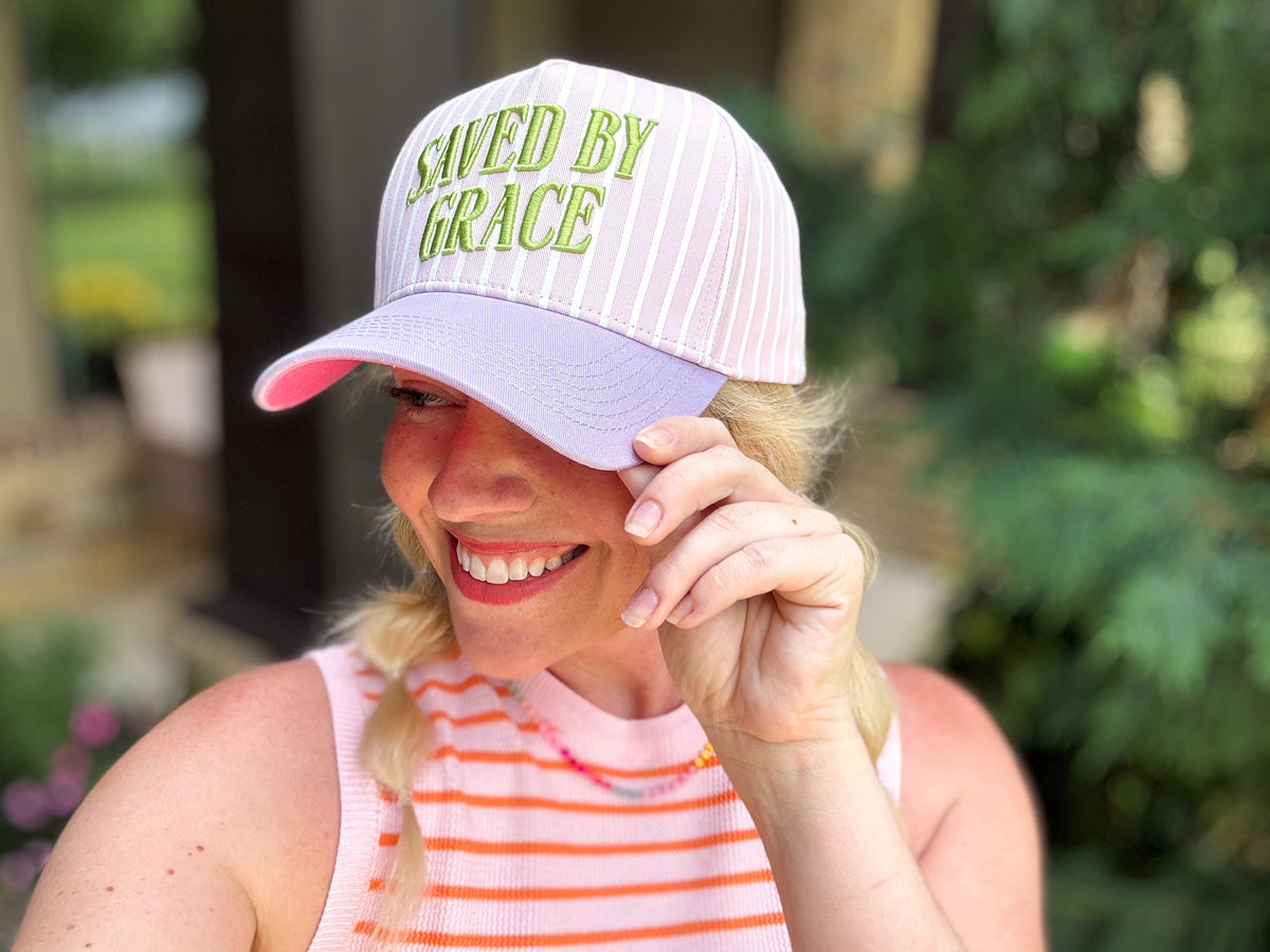 Saved By Grace Baseball Hat
