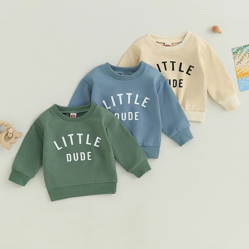 Baby &amp; Toddler &quot;Little Dude&quot; Sweatshirt - Gathering Littles