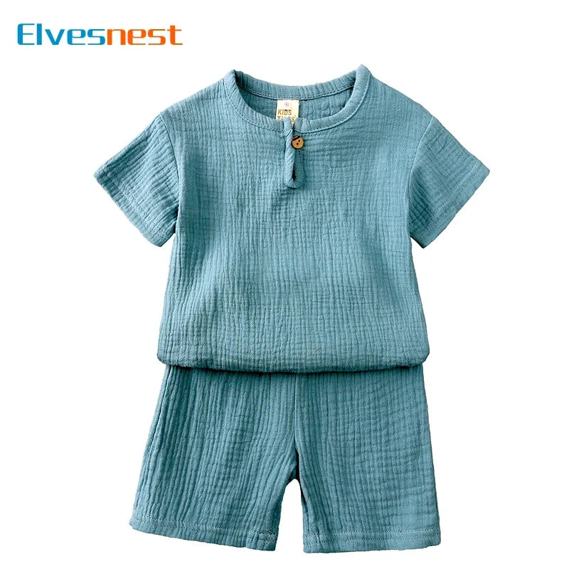 Cotton Muslin Toddler 2-Piece Outfit