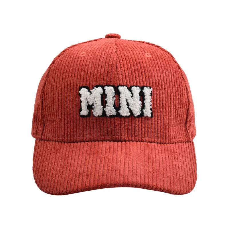 Mommy and Me Matching Corduroy Baseball Cap – Matching Hats for Mom and Child, Adjustable Corduroy Hat