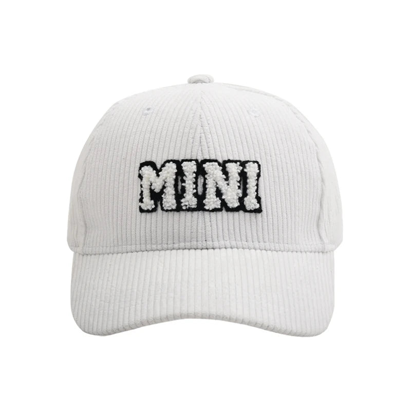 Mommy and Me Matching Corduroy Baseball Cap – Matching Hats for Mom and Child, Adjustable Corduroy Hat