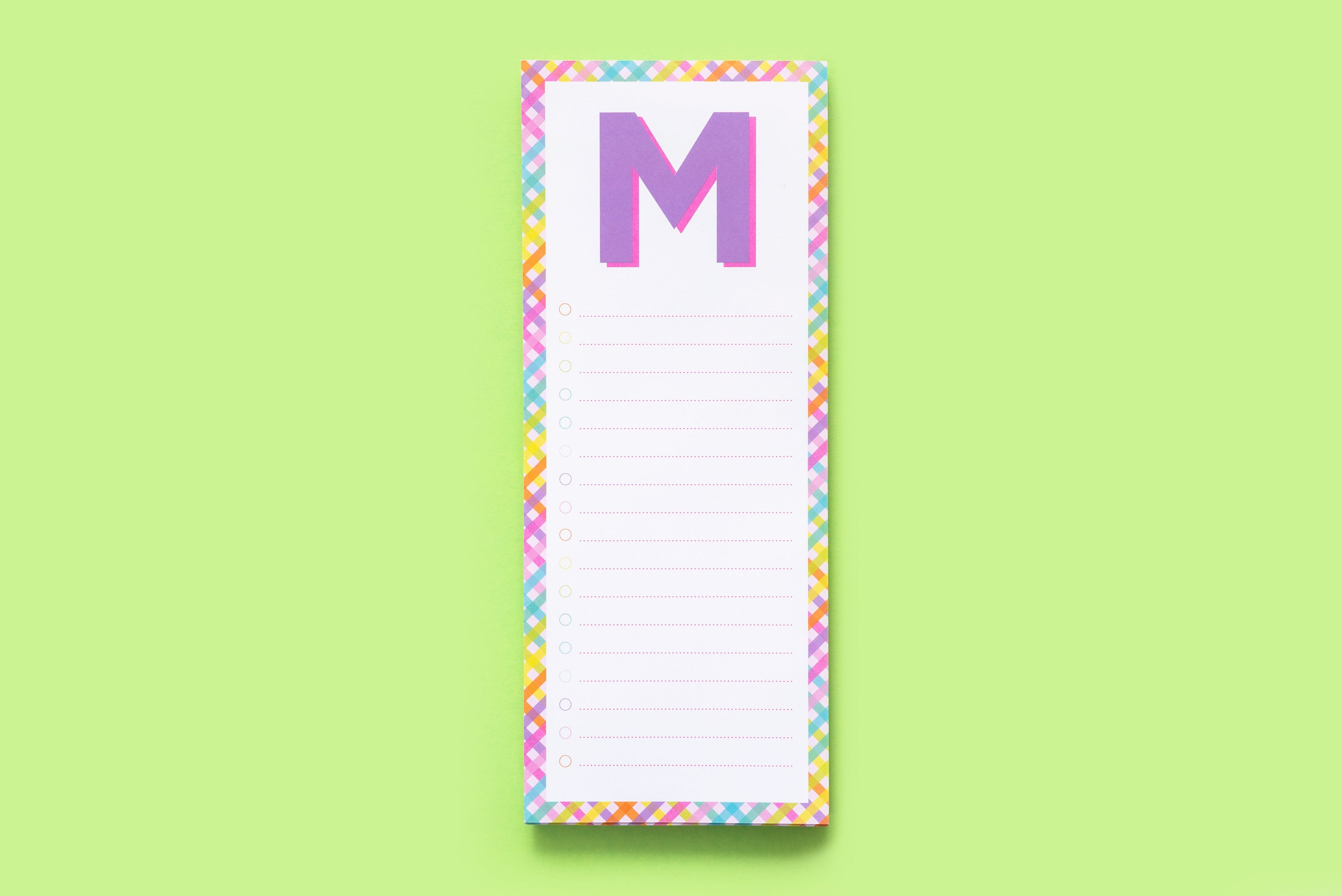 Letter List Pads A-Z