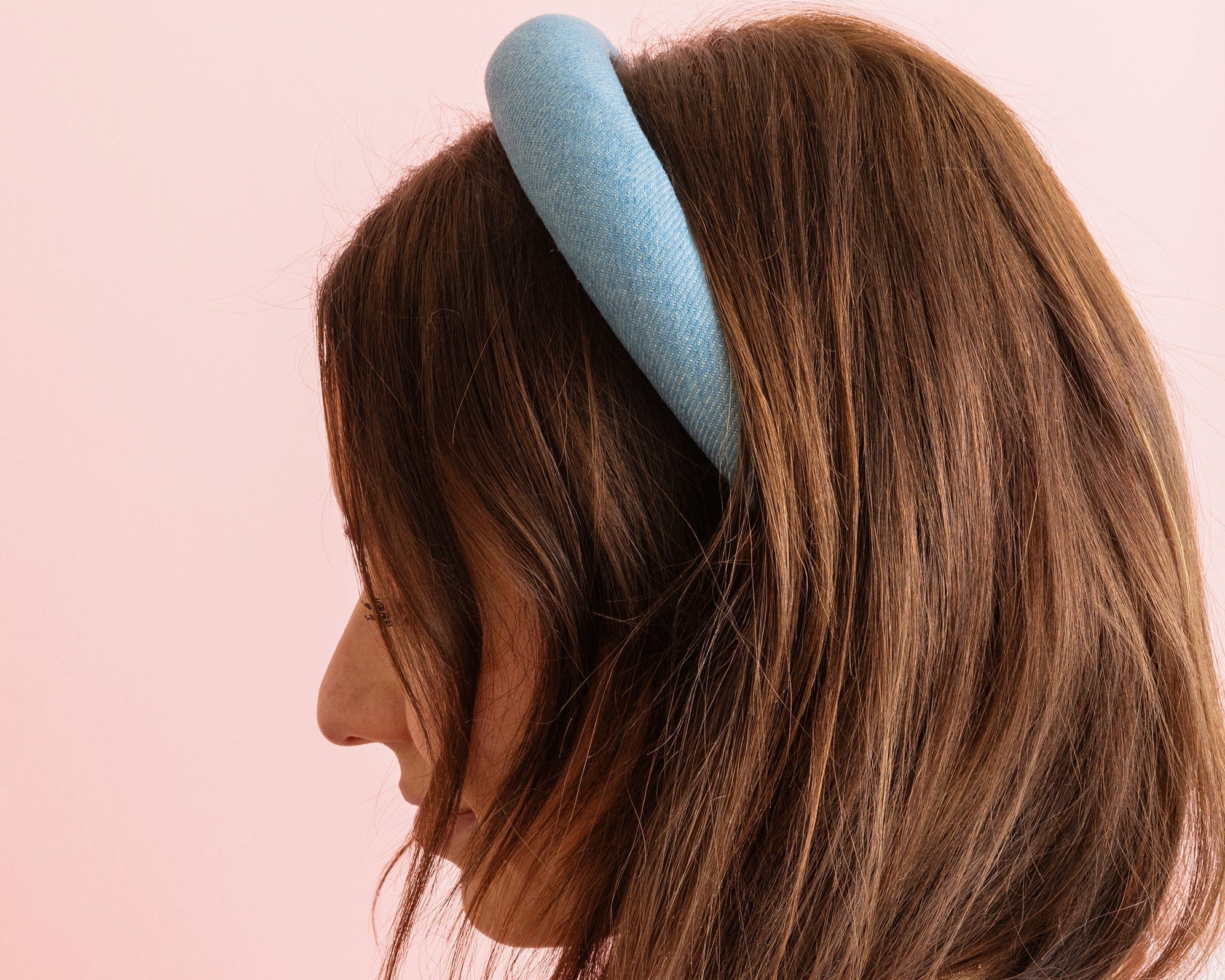 Maris Lt Wash Denim Headband