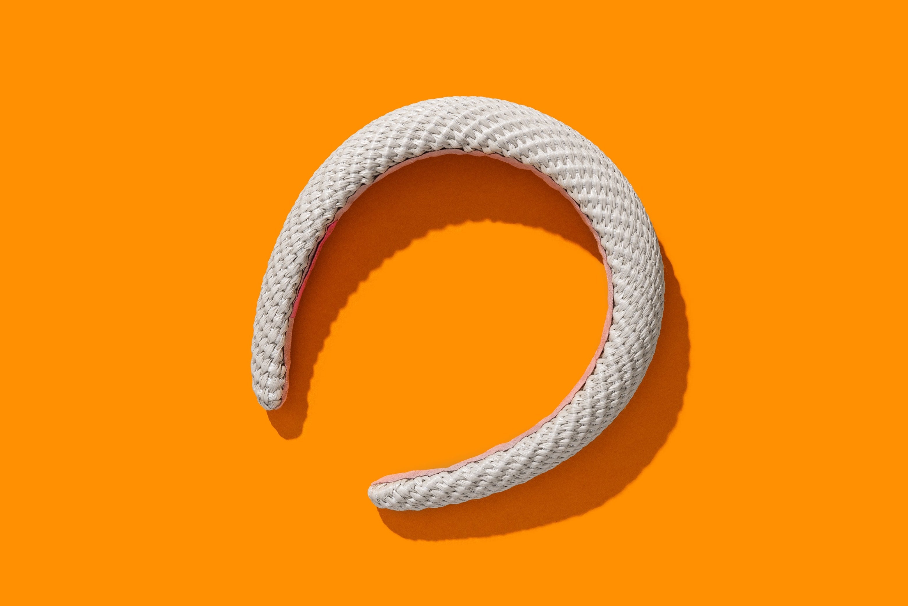 Layla White Rattan Headband