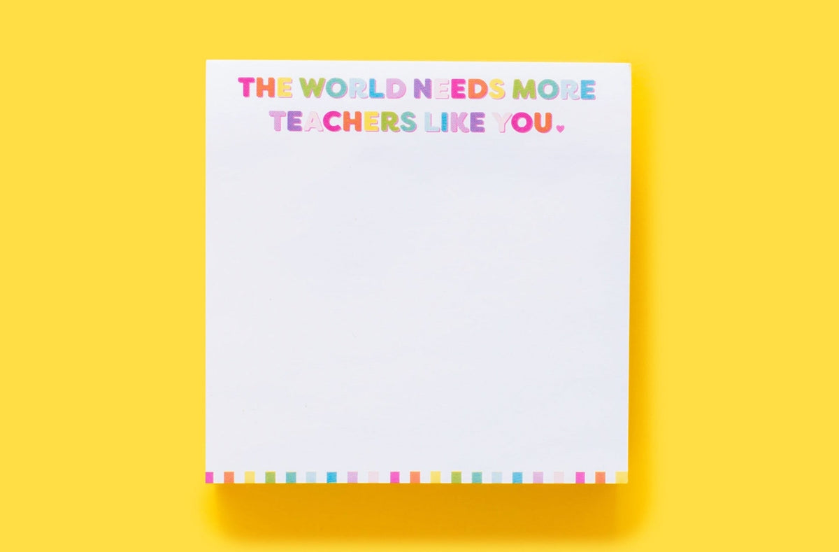 Best Teacher Ever Sticky Reminder Pad