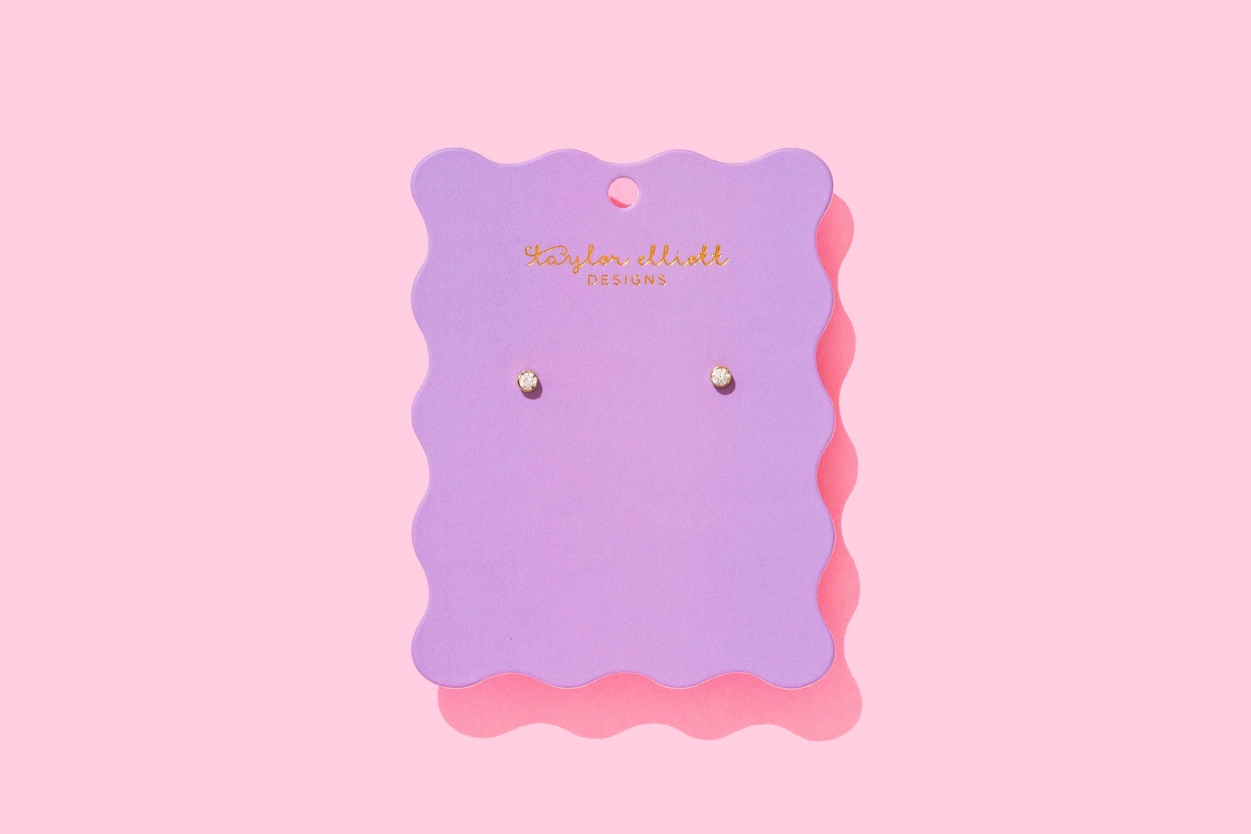 Maren Bezel Small Stud